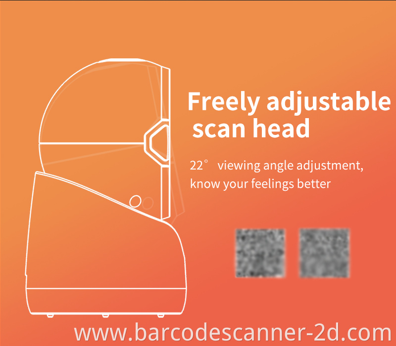 Winson WAI-5600 Automatic Sensing 1D 2D Barcode Scanner Wired Large Format Scanners
